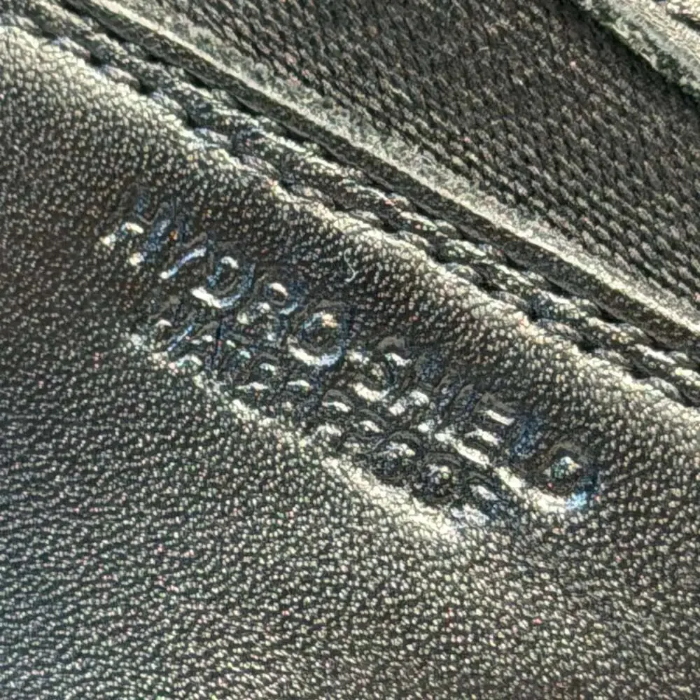 Rockport Essential Details Waterproof Slip On Size 10.5 Black Leather